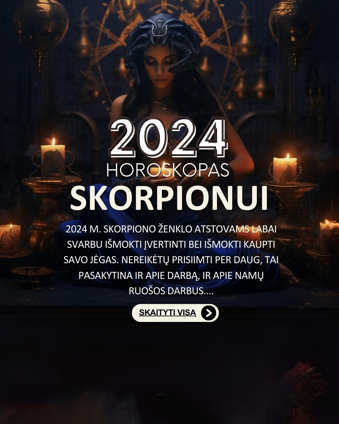 2024 m. horoskopas Skorpionui